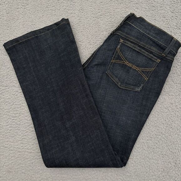 Juicy Couture Bootcut Jeans Women's 33x31 Dark‎ Wash Denim Made in USA (Tag31) - Picture 1 of 10